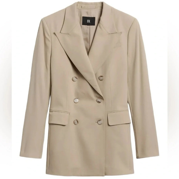 Banana Republic Jackets & Blazers - Banana Republic Vasto Relaxed Italian 100% Wool Suit Jacket Size 6